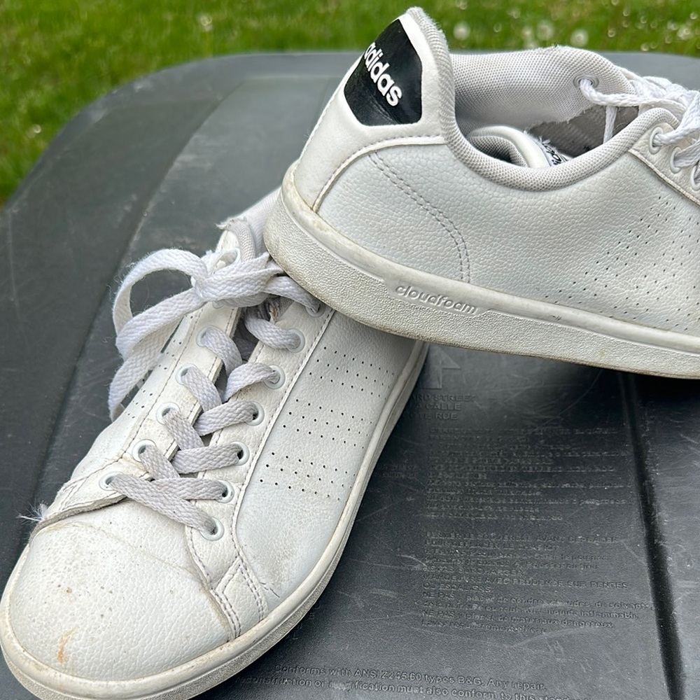 Woman’s used Adidas shoes